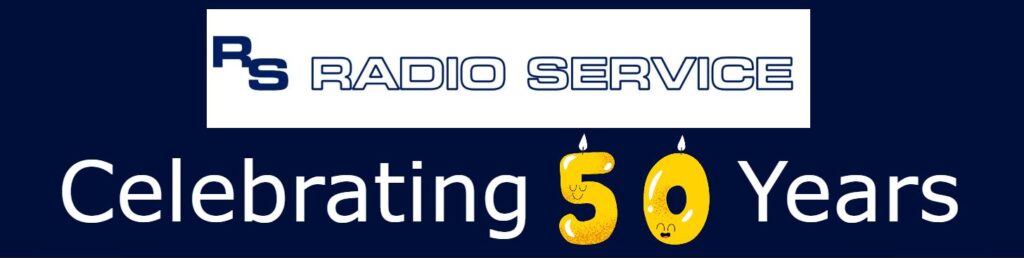 Radio Service two way radios Manchester celebrating 50 years in business